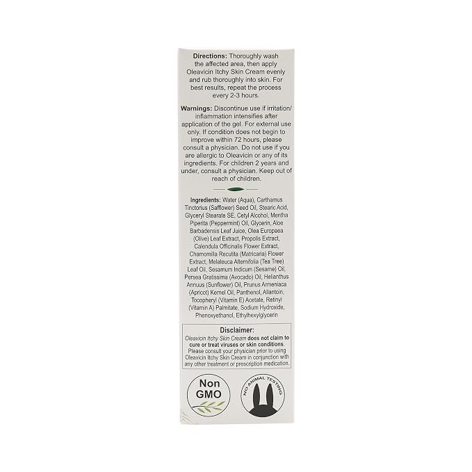 Oleavicin Organic Extra Strength Anti-Itch Cream - Image 9