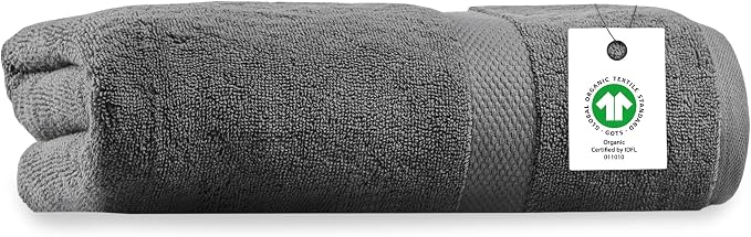 Delara Organic Cotton Luxuriously Plush Bath Sheet | GOTS & Oeko-TEX Certified by Delara