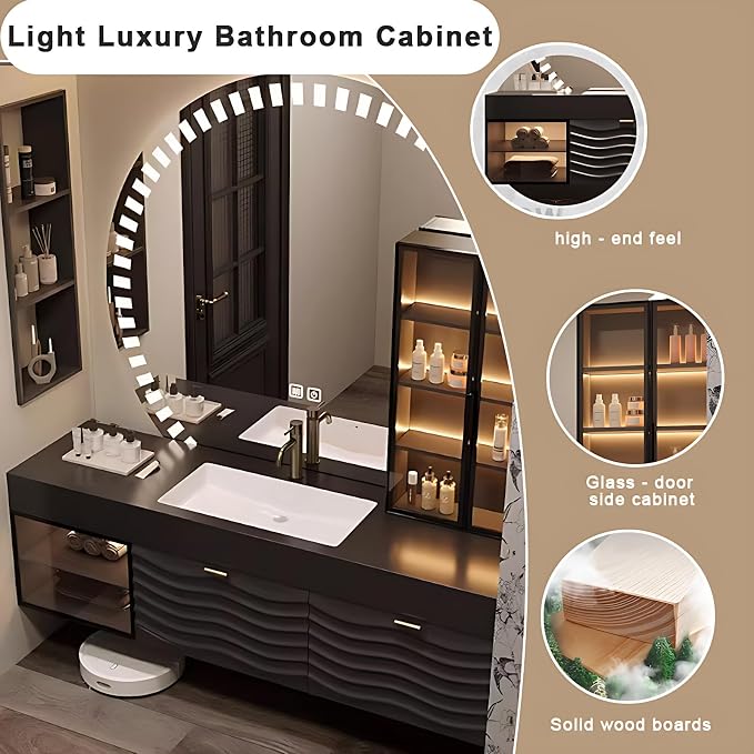 76IN Modern Bathroom Vanity - Image 6