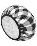 Auban Shower Cap, Shower Cap for Women Terry Cloth Lined EVA Exterior Reusable by Auban