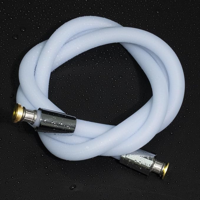 Shower Hose, Ultra-Soft Silicone Shower Hose Replacement丨Fluorescent Blue Glow by BriskSpring