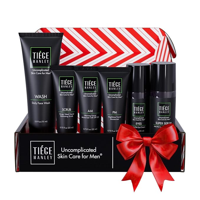 Tiege Hanley Skin Care Set for Men, Anti Aging Routine, System Level 3 by TiegeHanley