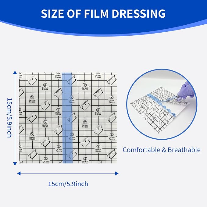 50 Pcs Waterproof Dialysis Port Shower Cover Shields, Tattoo Cover PD Catheter - Image 3