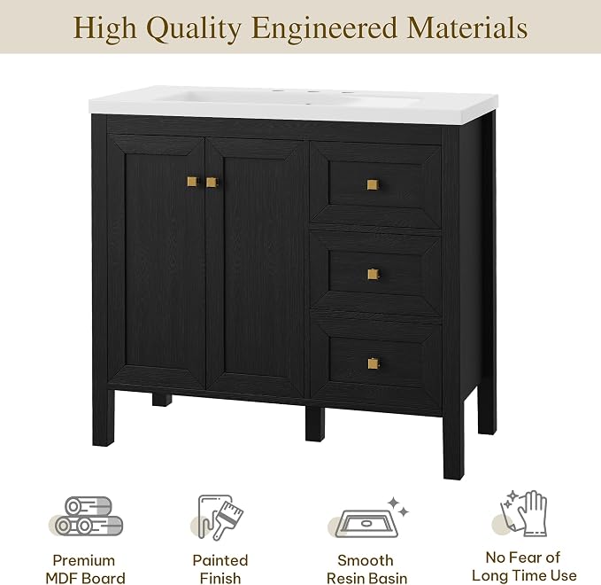 DWVO 36 Inch Bathroom Vanity - Image 4