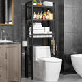 Over The Toilet Storage with X Shape Side Guardrail, 3-Tier Over Toilet Storage by Kalrin