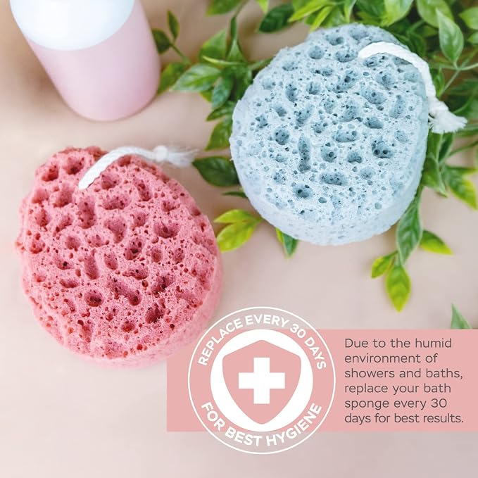 Spongentle Deep Cleansing Body Loofah Sponge, Natural Colors, - Image 6