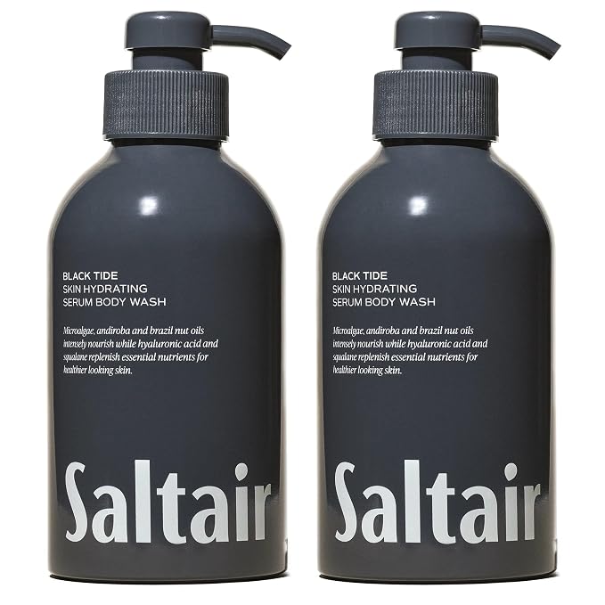 Saltair Body Wash, Cruelty-Free, Paraben-Free. 2x 17oz Pump Bottles by Saltair