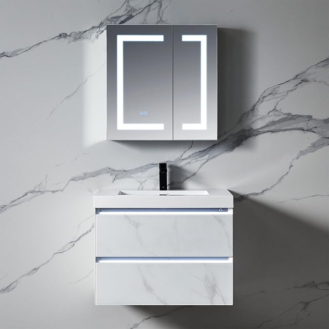 Blossom LED Medicine Cabinet Mirror - Image 2