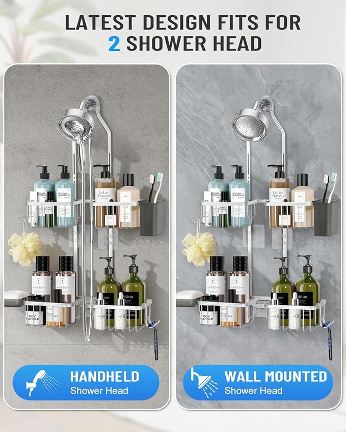 Adjustable Shower Caddy Hanging - Image 3