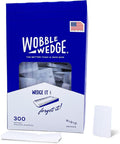 WOBBLE WEDGES The Original Rigid Plastic Shims, Heavy Duty Leveling Wedges by WOBBLEWEDGE