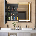 APRILSOUL 40X32 Inch Silver Bathroom Medicine Cabinet by Unknown