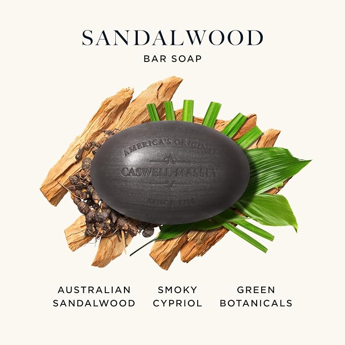 Caswell-Massey Sandalwood Natural Bar Soap - Image 2
