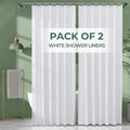 AmazerBath Shower Curtain Liner 2 Pack, 72 x 96 Inches Extra Long PEVA Plastic by AmazerBath