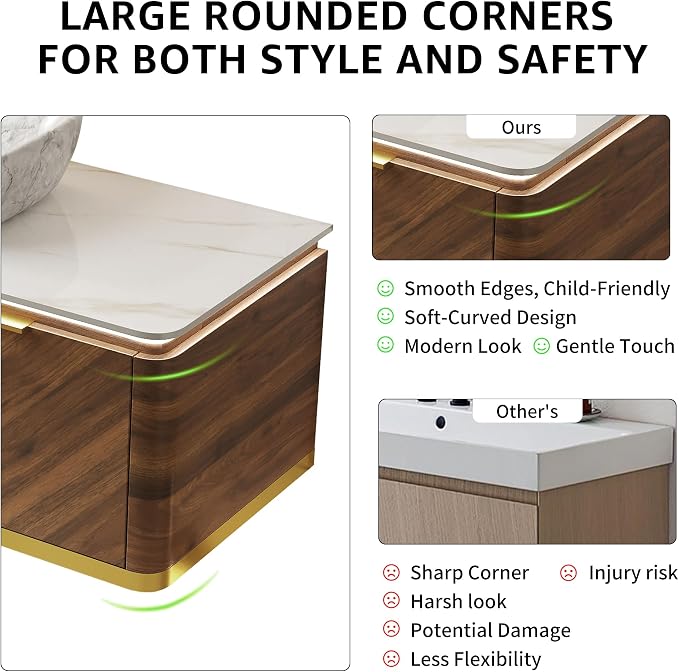 Yayzy 36” Floating Bathroom Vanity - Image 4