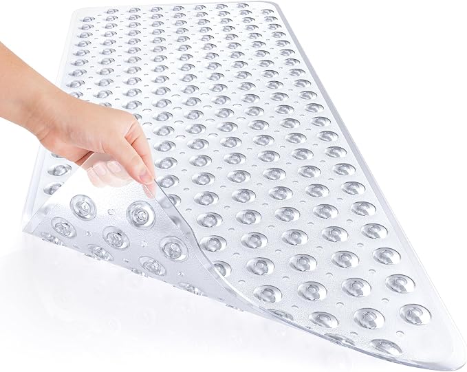 AmazerBath Shower Mat Non Slip 40 x 16 Inches, Shower Stall Mats by AmazerBath