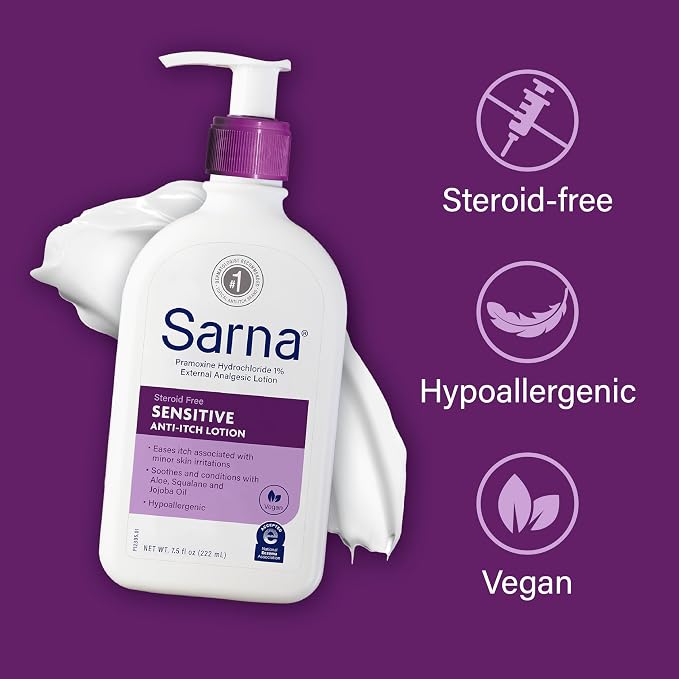 Sarna Sensitive Steroid-Free Anti-Itch Lotion - Image 9
