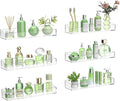 6PCS Acrylic Floating Shelves for Wall, Bathroom Shelf by Unknown