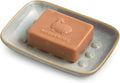 Soap Dish for Shower, Ceramic Soap Dish Non-Slip Soap Holder Bar Saver Tray for by Miamolo