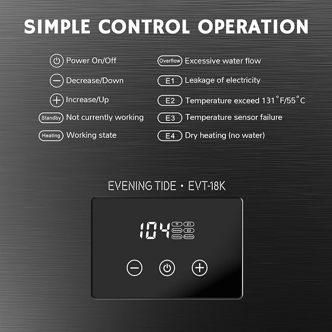 Airthereal Electric Tankless Water Heater 18kW, 240Volts - Image 4