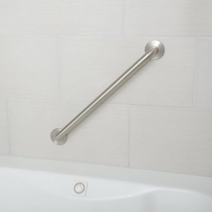 Amazon Basics Bathroom Handicap Safety Grab Bar, 42 Inch Length, 1.25 Inch - Image 5