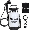 1.3 Gallon/5L Portable Outdoor Shower, 10 Spray Modes, No Power Needed by Unknown