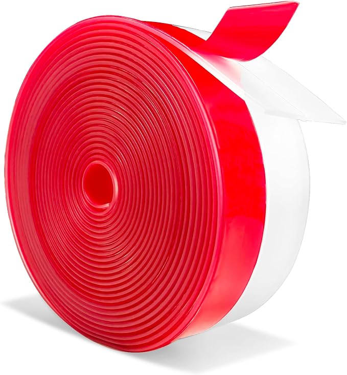 Wide Silicone Weather Stripping, 2 inch x 20 Ft Door Draft Stopper, Silicone by Todaylin