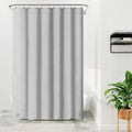 Barossa Design Gray Silver Long Shower Curtain Liner 78" Height by BarossaDesign