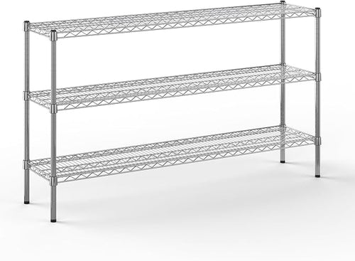14" Deep x 60" Wide x 34" Height Wire Shelving Kit | 3-Tier | NSF Commercial by Regal+Altair