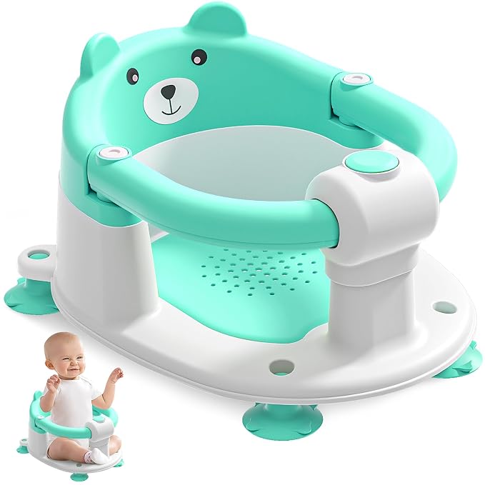 Baby Bath Seat for Babies 6 Months & up, Non-Slip Toddler Bath Seats for Babies by Himold