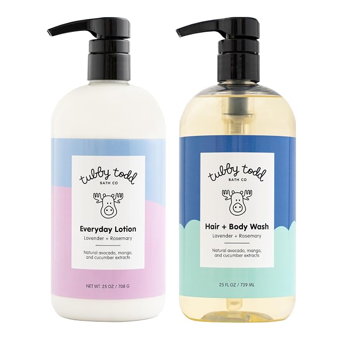 Tubby Todd's Baby Body Wash and Lotion Set by TubbyTodd