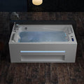 Empava PRO Series Jetted Tub, Luxury 56-Jet Whirlpool Bathtub | Ozone by Empava