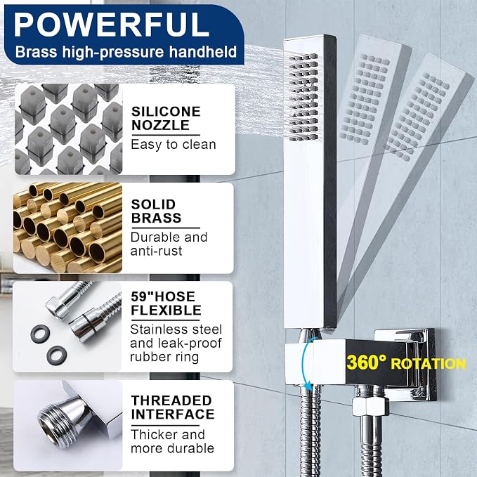 Shower System Dual Shower Heads - Image 8