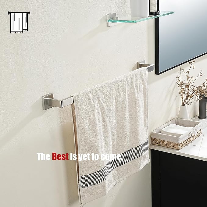 JQK Brushed Towel Bar, Rounded Edges 29.41 Inch Towel Rack, 304 Stainless Steel - Image 6