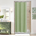 MitoVilla Boho Small Stall Shower Curtain 36 x 72, Sage Green Half Size Narrow by MitoVilla