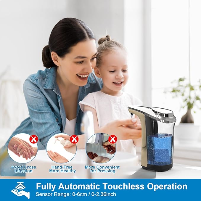 Automatic Soap Dispenser, Touchless Dish soap Dispenser 17oz/500ml - Image 2