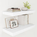 Vivelove White Floating Shelves Over Toilet, 24/36/48/55 Inch X 12 Deep Shelves by VIVELOVE