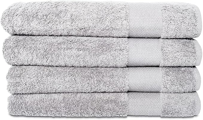 Hencely Premium Bath Towel Set of 4-28x58 Inches by HENCELY