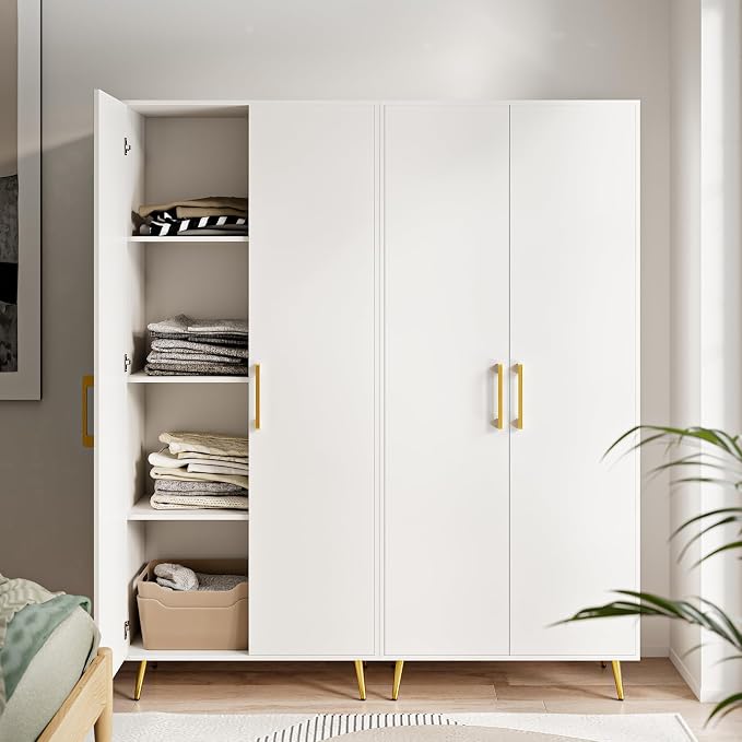 Storage Cabinet Set of 2, 69” Tall Storage Cabinet - Image 7