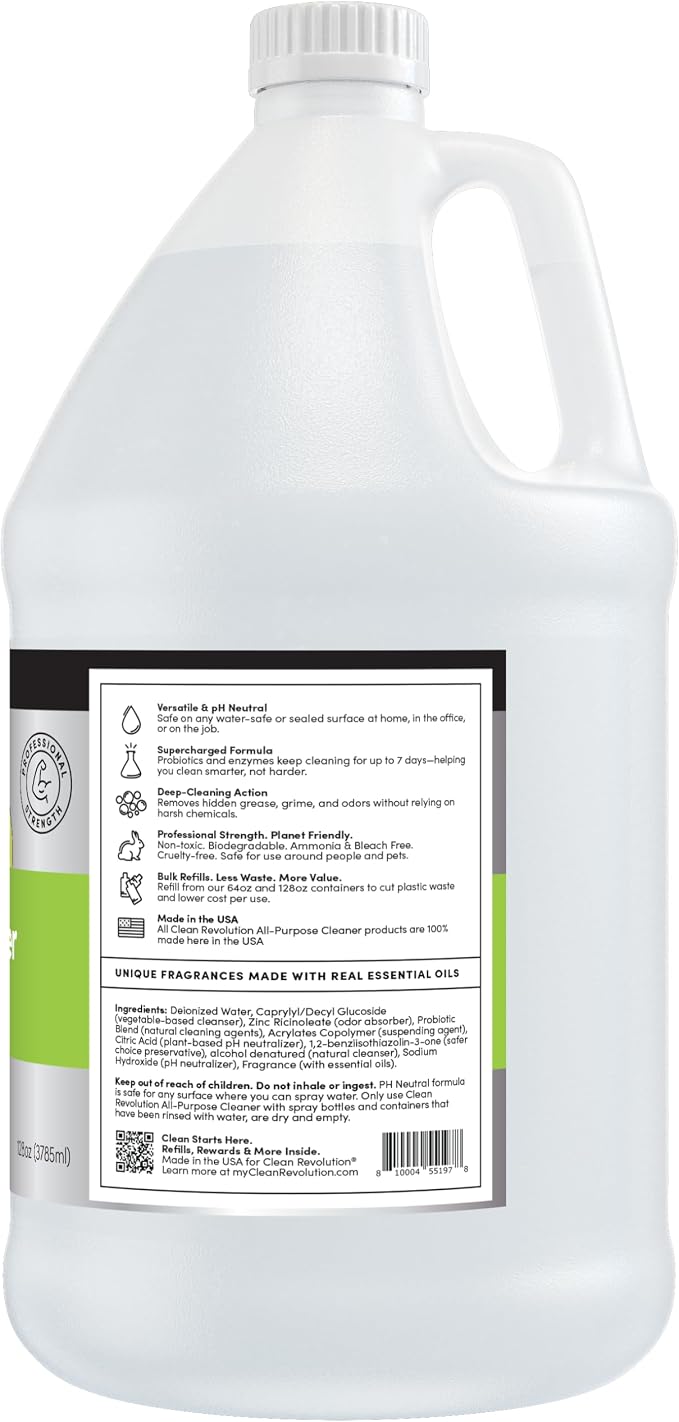 Clean Revolution SuperCharged All Purpose Cleaner, Eco-Friendly & Plant-Based - Image 2