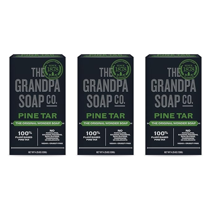 Pine Tar Bar Soap by The Grandpa Soap Company | The Original Wonder Soap | by TheGrandpaSoapCompany