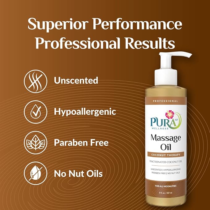 Coconut Therapy Massage Oil, Coconut Massage, Physical Therapy Coconut Oil - Image 3