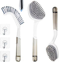 3 Pack Scrub Brush Set – Heavy-Duty Scrub Brushes by GleamGaGa