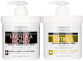 Advanced Clinicals Unscented Retinol Body Lotion & Face Moisturizer + Manuka by AdvancedClinicals