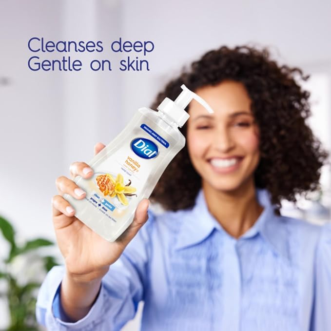 Dial Liquid Hand Soap, Vanilla Honey, 7.5 fl oz - Image 2