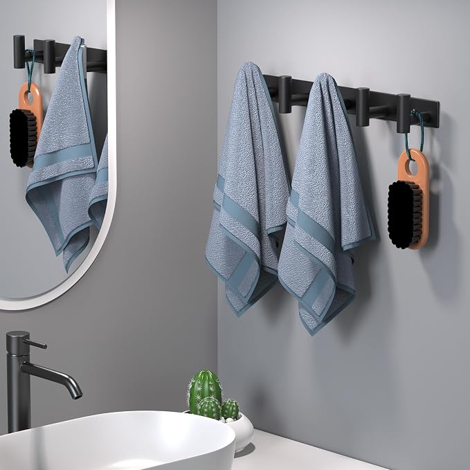 HUFEEOH Coat Hooks Wall Mount, Heavy Duty Key Holder Hat Rack Used - Image 6