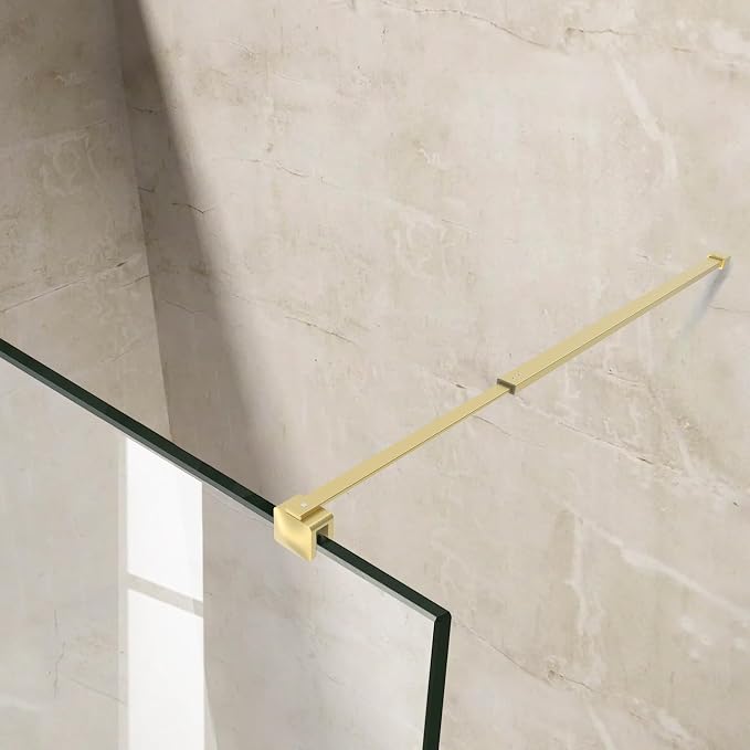 Shower Door Glass Support Bar, 26.96" to 48.54" Adjustable Stainless Steel - Image 2