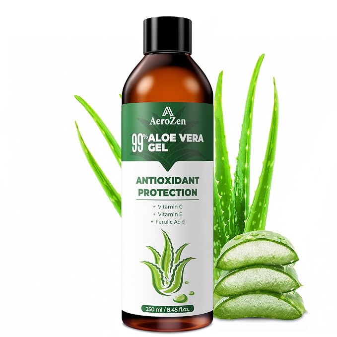 Aero Zen 99% Natural Aloe Vera Gel | Daily Hydration & After-Sun Relief | - Image 9