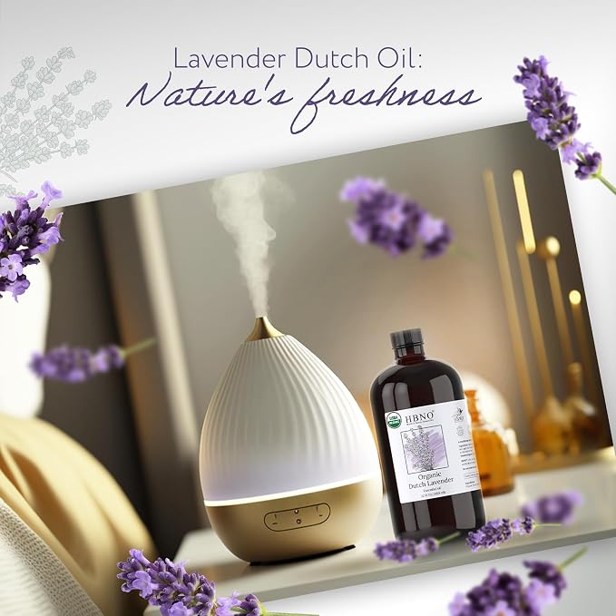 HBNO Organic Lavender Dutch Oil - 32 oz Large Size - Ideal - Image 6