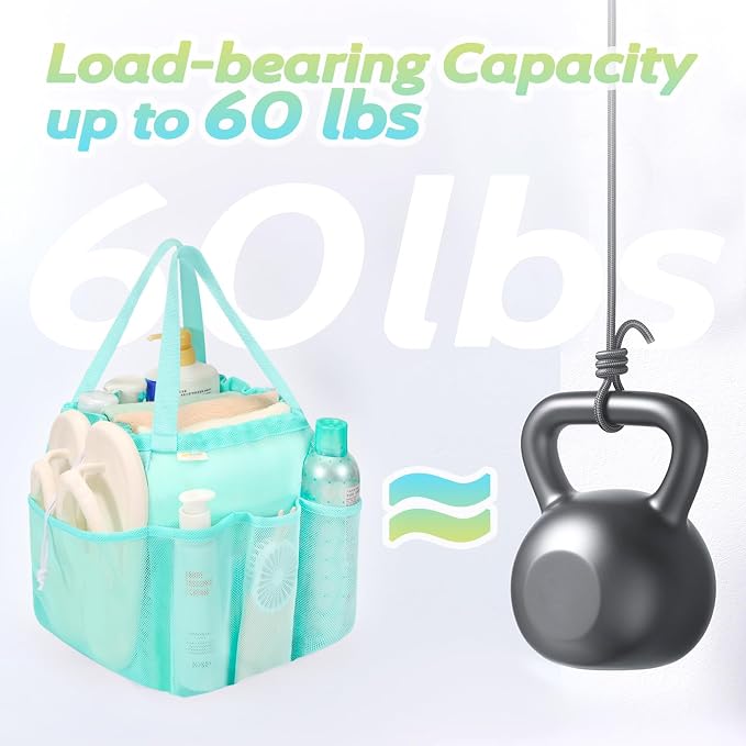 Mesh Shower Caddy Portable, Dorm Room Essentials - Image 5