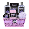 Spa Gift Basket Set, Lavender Home Spa Gifts by Ariosemonde
